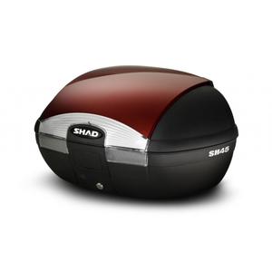 Top case cu capac colorat SHAD SH45 Rosu