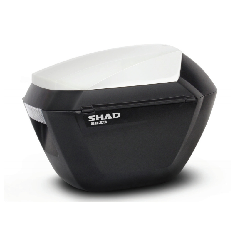 Cutii laterale cu capace colorate SHAD SH23 Alb
