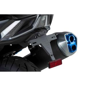 Adjustable license support PUIG 9534N Negru