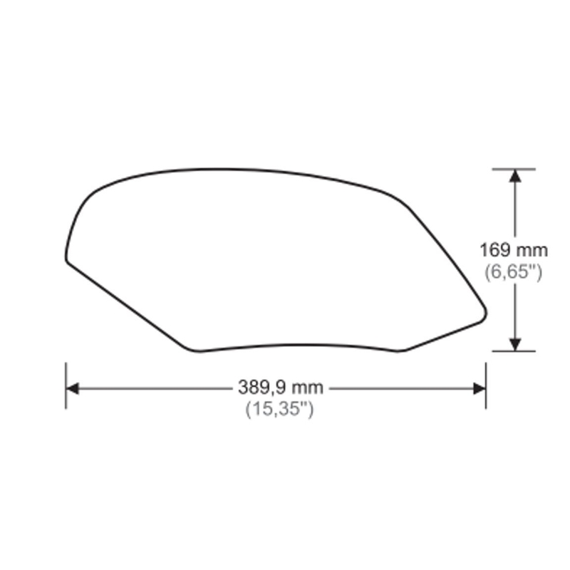 Tank side protectors PUIG ANTI-SLIP Negru