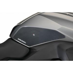Tank side protectors PUIG ANTI-SLIP 20064N Negru
