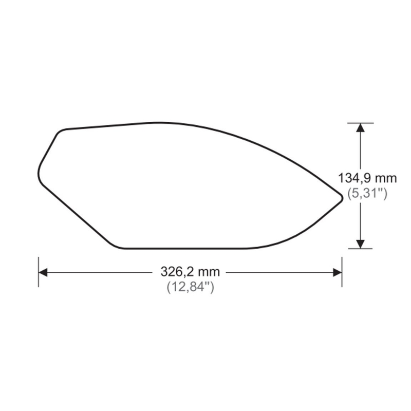 Tank side protectors PUIG ANTI-SLIP Negru pentru BMW S 1000 RR 2009-2018, BMW S 1000 R 2014-2024