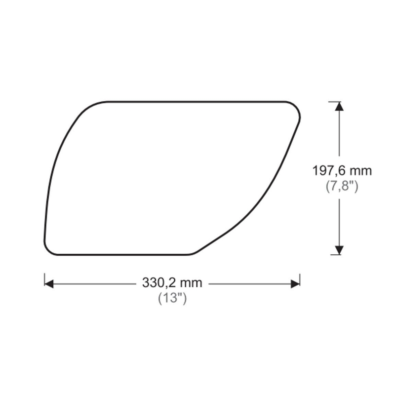 Tank side protectors PUIG ANTI-SLIP Negru