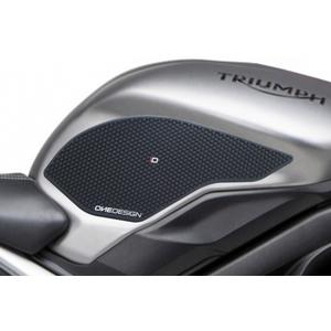 Tank side protectors PUIG ANTI-SLIP 20087N Negru