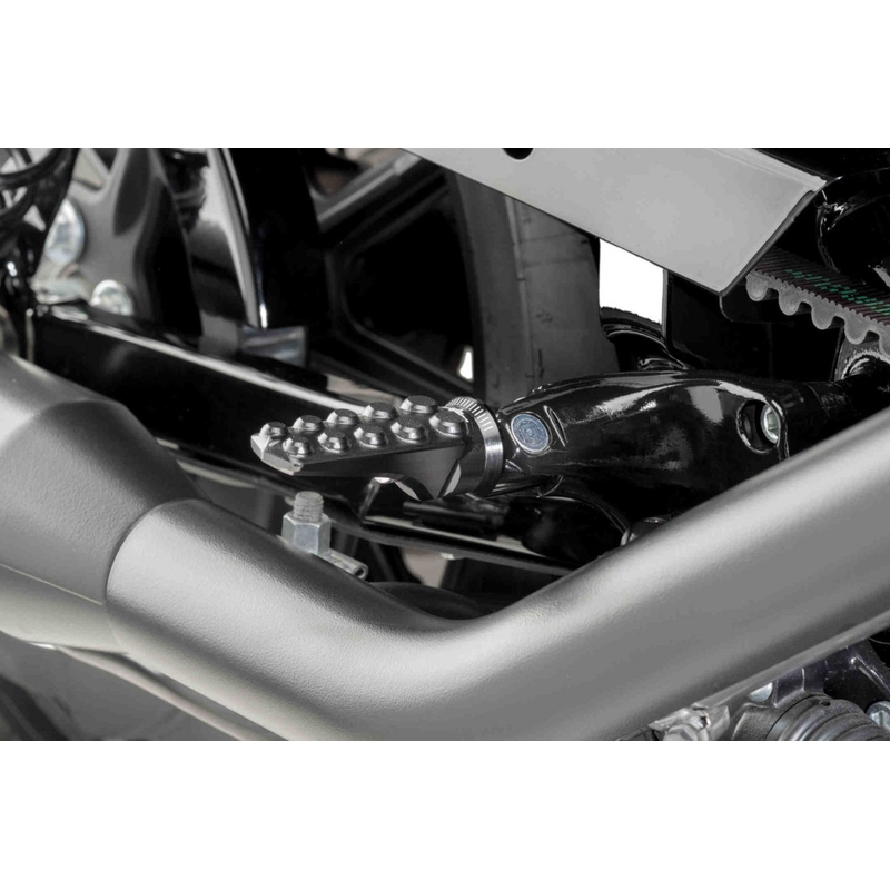 Footpegs without adapters PUIG HERITAGE Negru