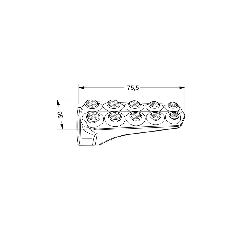 Footpegs without adapters PUIG HERITAGE Negru