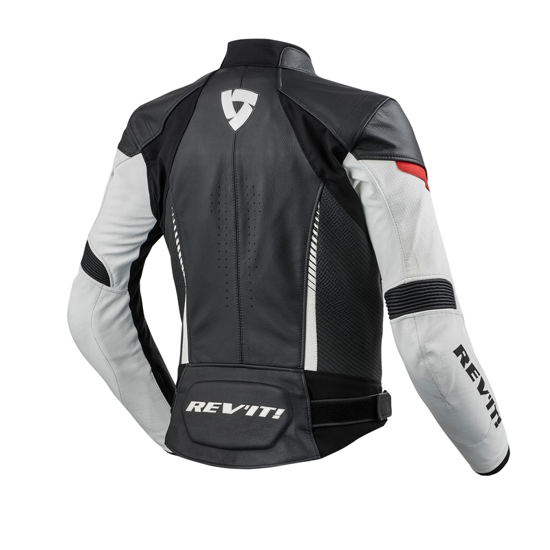Jachetă Moto Revit Xena 2 alb-roșu lichidare