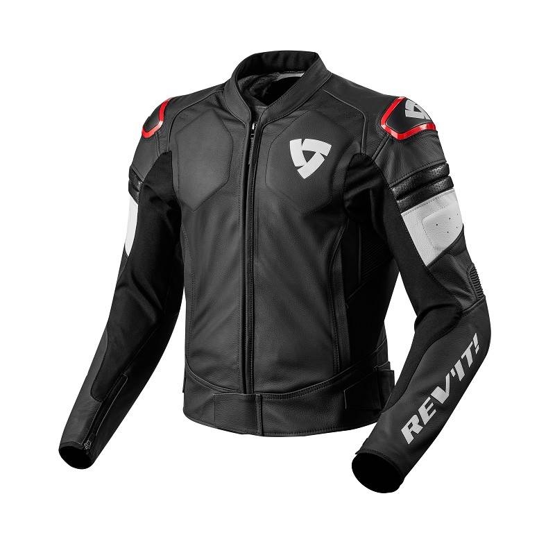 Revit Akira jachetă de motocicletă neagră și roșie