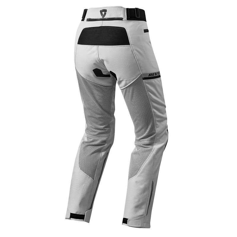 Pantaloni de motocicletă Revit Tornado 2 pentru femei Silver Cropped lichidare