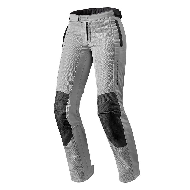 Pantaloni moto Revit Airwave 2 Silver Cropped pentru femei lichidare
