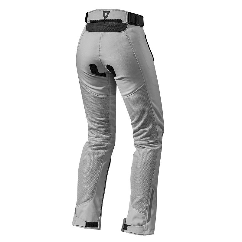 Pantaloni moto Revit Airwave 2 Silver Cropped pentru femei lichidare