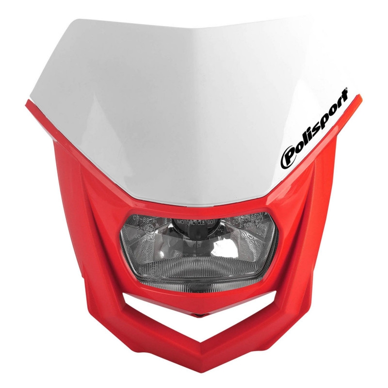 Far POLISPORT HALO Alb/rosu