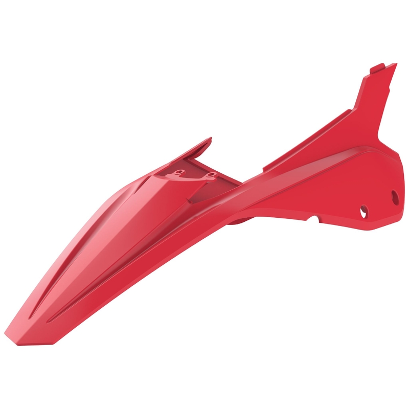 Rear fender + side panels POLISPORT red Beta