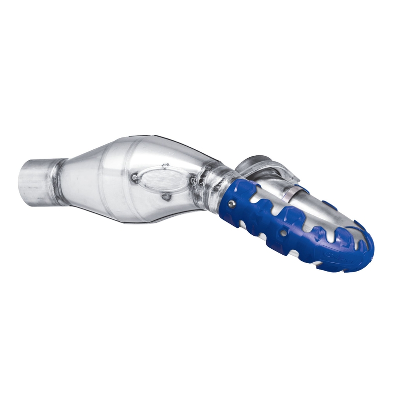 Exhaust head pipe guard POLISPORT ARMADILLO standard Albastru
