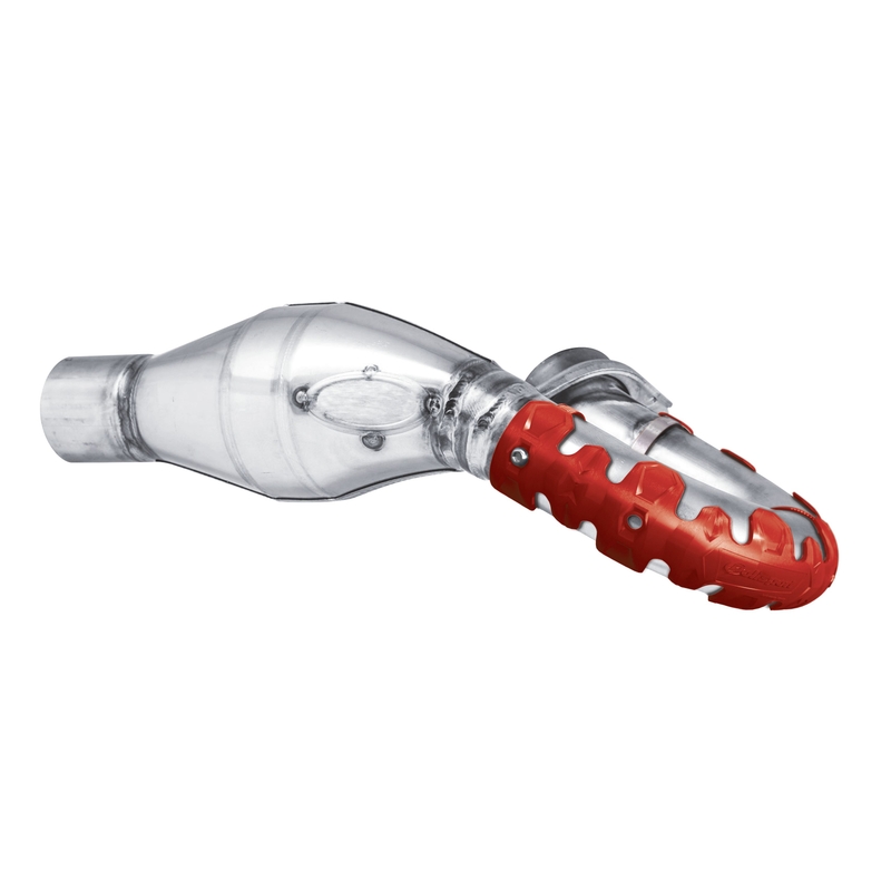 Exhaust head pipe guard POLISPORT ARMADILLO standard Rosu