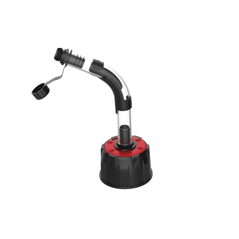 Fill hose + cap POLISPORT PROOCTANE clear/black