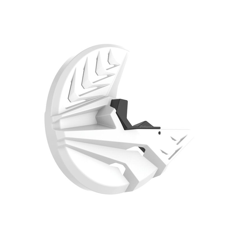 Disc & bottom fork protector POLISPORT PERFORMANCE alb/negru