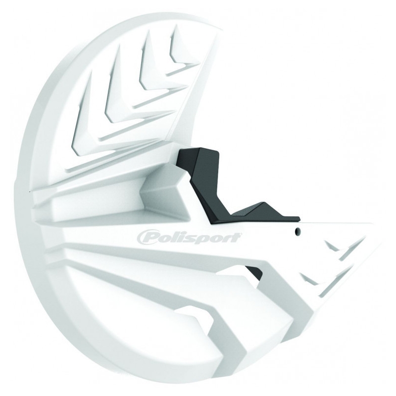 Disc & bottom fork protector POLISPORT PERFORMANCE alb/negru