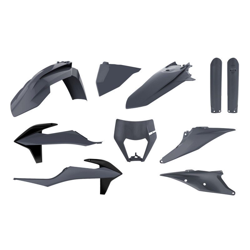 Kit plastice POLISPORT nardo grey