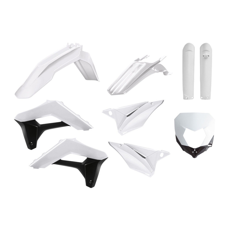 Kit plastice POLISPORT Alb