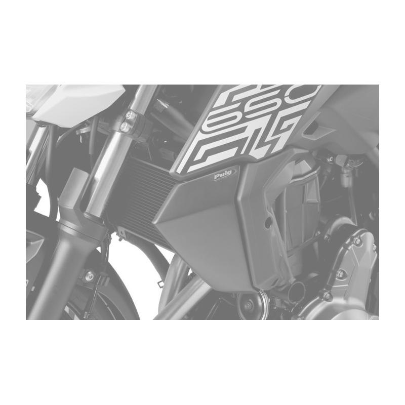 Radiator side panels PUIG carbon look