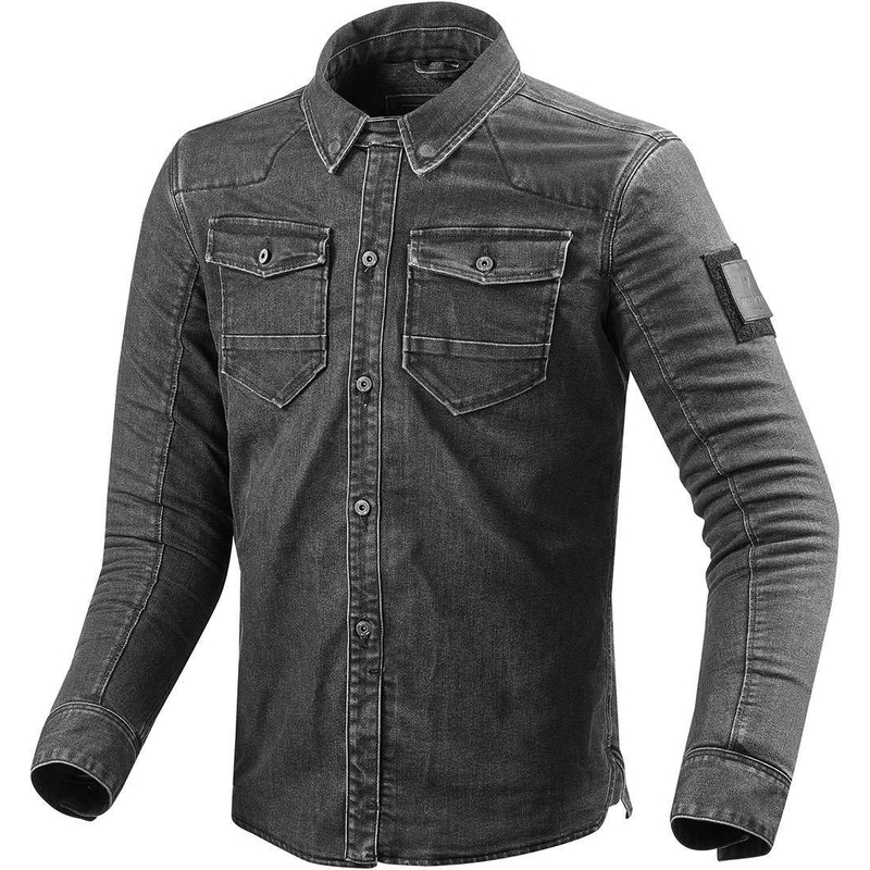 Revit Hudson Grey Hudson Grey Motorcycle Shirt Vânzare lichidare