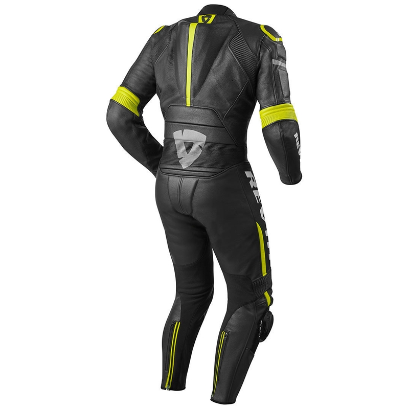 Salopetă dintr-o bucată Revit Masaru negru-galben-fluo