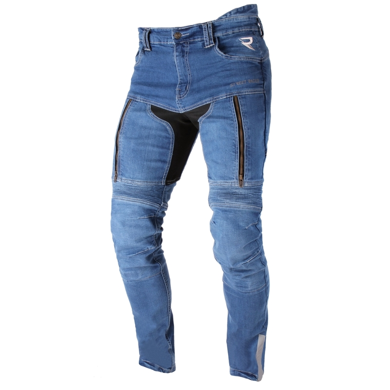 Blugi moto Street Racer Denim albaștri lichidare