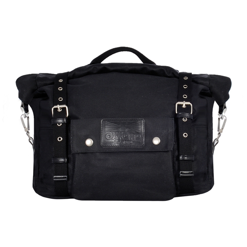 Pungi laterale Oxford Heritage Black 40l pentru motociclete