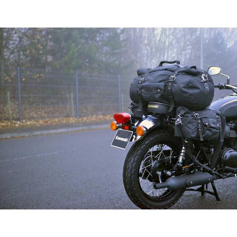 Pungi laterale Oxford Heritage Black 40l pentru motociclete