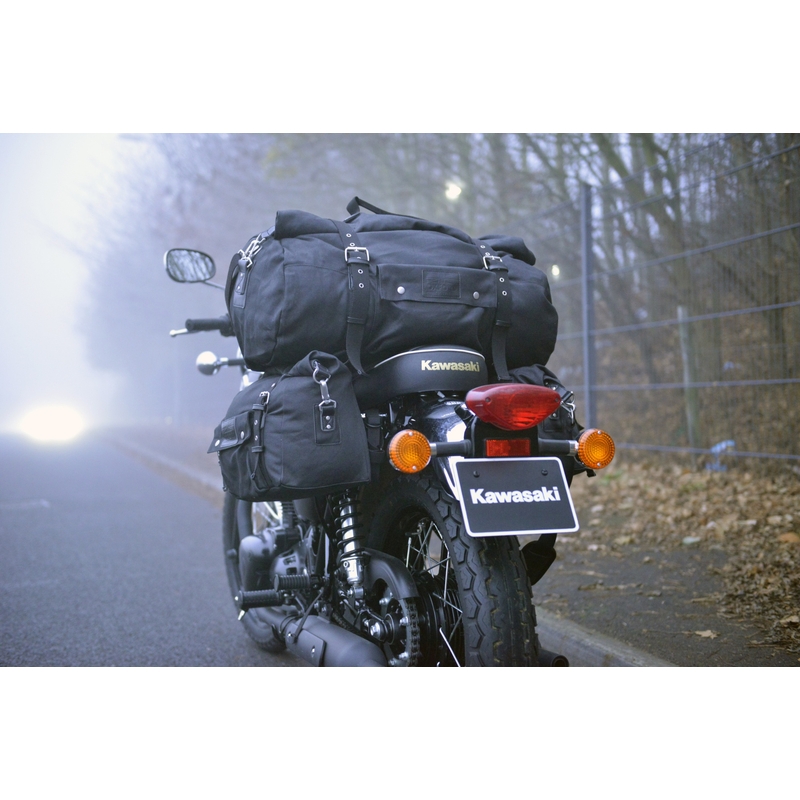 Pungi laterale Oxford Heritage Black 40l pentru motociclete