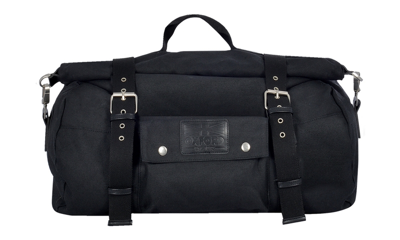 Oxford Producten Unisex Kaki Oxford Heritage Roll Bag 30L. Motorbagage, 30 liter