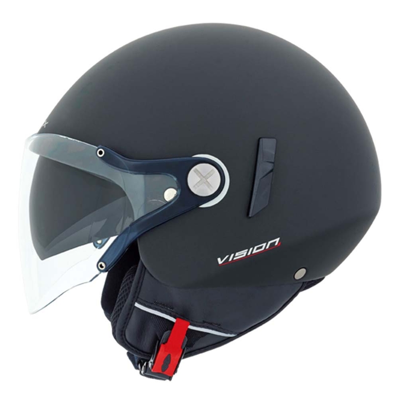 Cască de motociclist Nexx SX 60 Vision cu fața deschisă negru mat lichidare