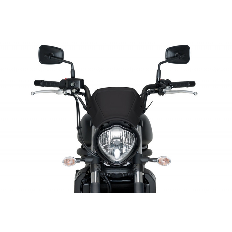 Parbriz PUIG FRONTAL PLATE Negru aluminium