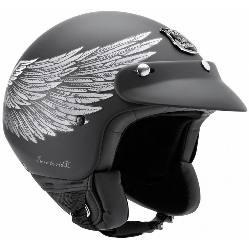 Casca Nexx X.60 Eagle Rider Black-Silver Open Helmet lichidare