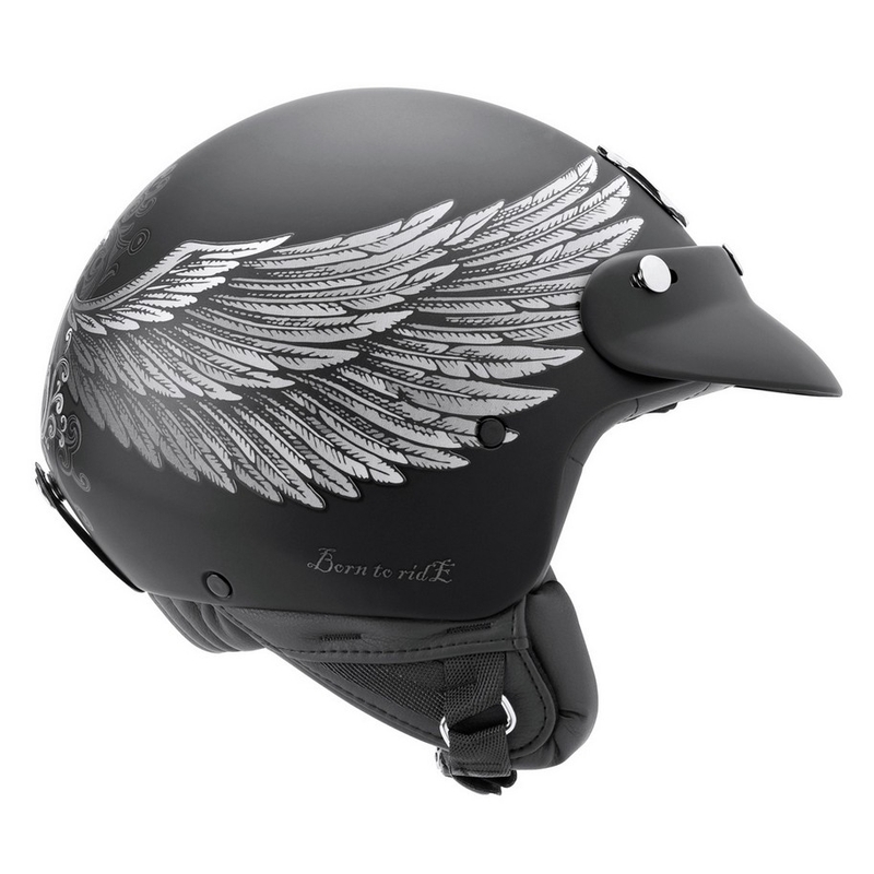 Casca Nexx X.60 Eagle Rider Black-Silver Open Helmet lichidare