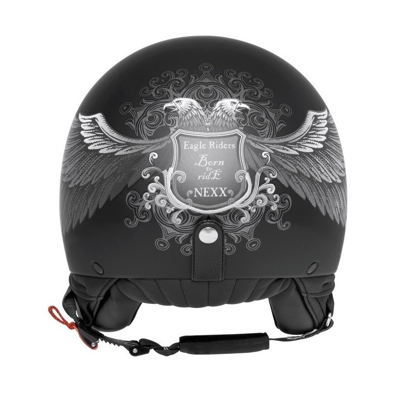 Casca Nexx X.60 Eagle Rider Black-Silver Open Helmet lichidare