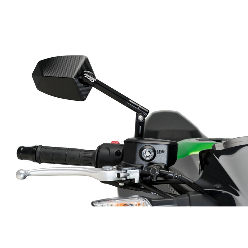 Oglinda retrovizoare PUIG GT.1 black / black dreapta