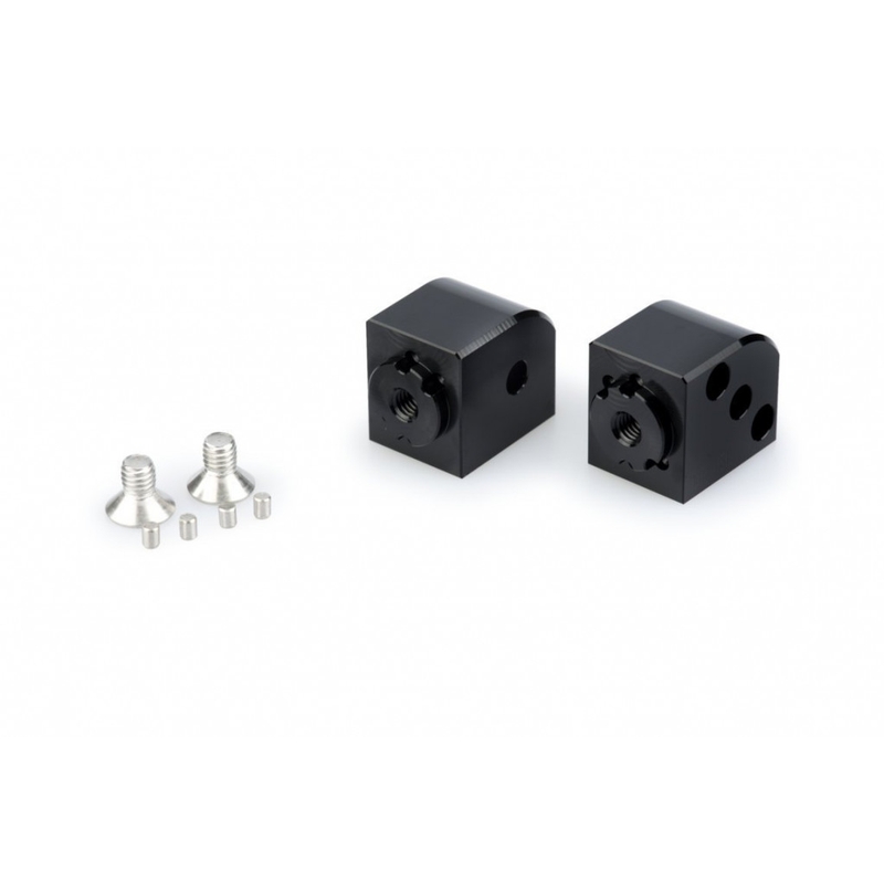Footpeg adapters PUIG ajustabila Negru