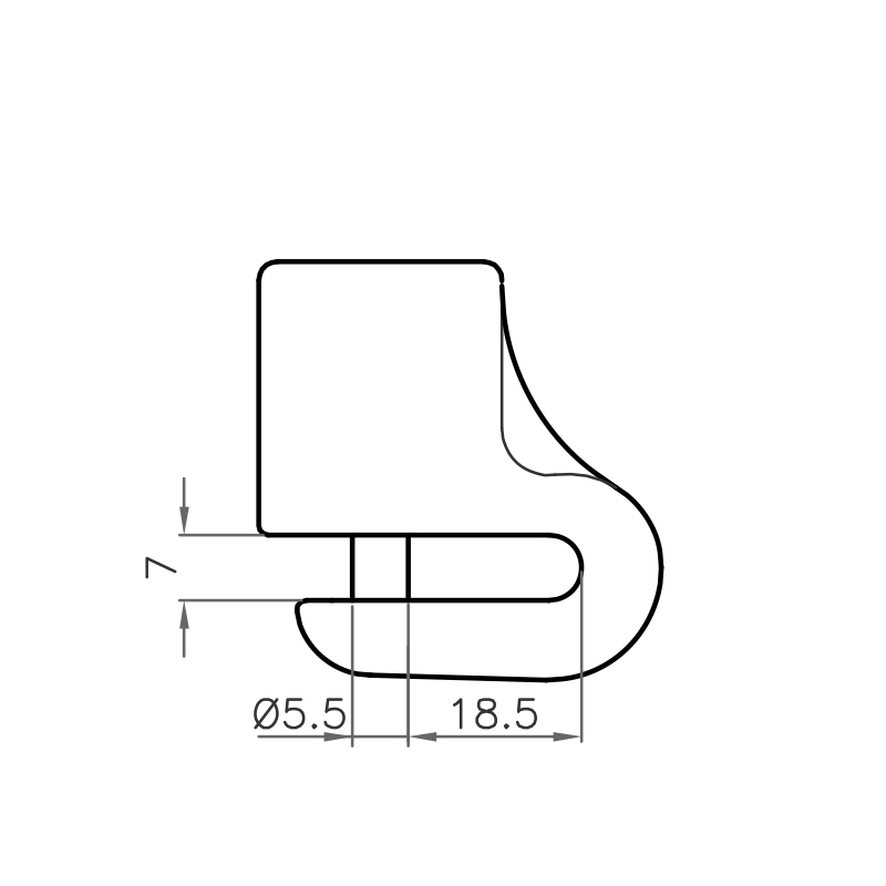 Lock LUMA ENDURO 74 D galben
