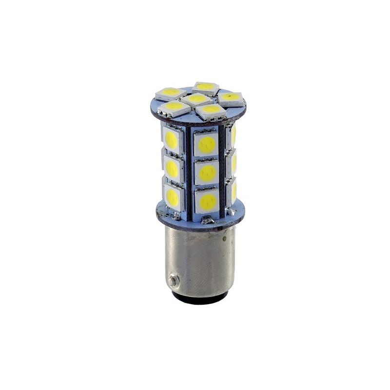 LED lamp RMS BA15D 410 lumen Rosu