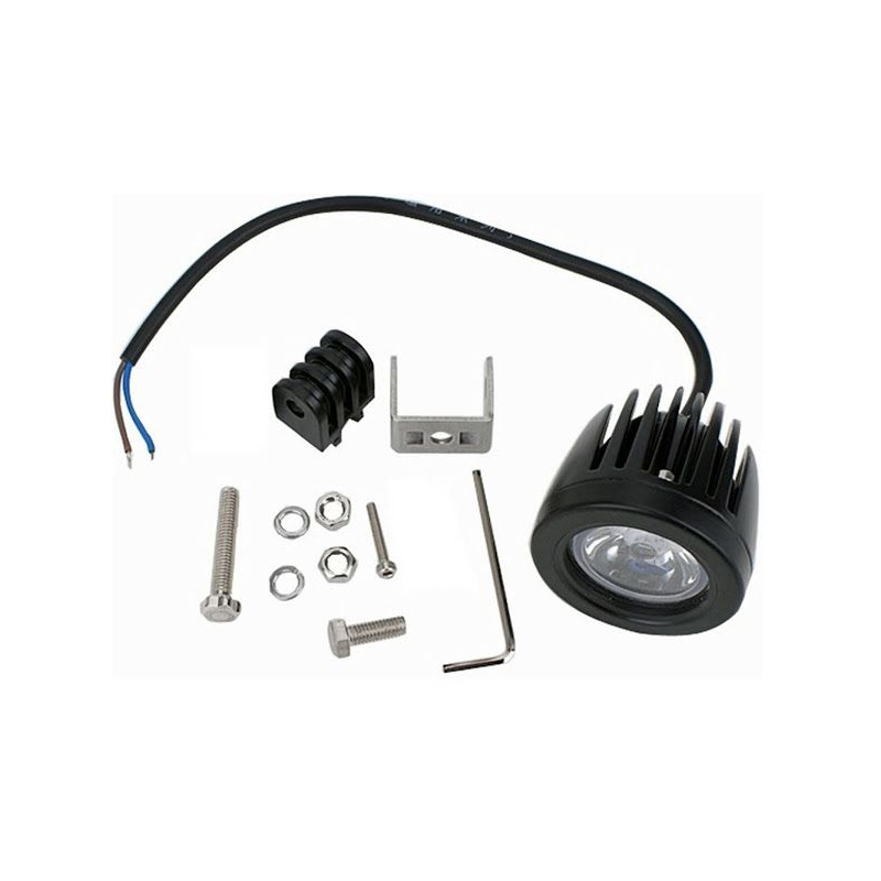 LED auxiliary headlight RMS with holders