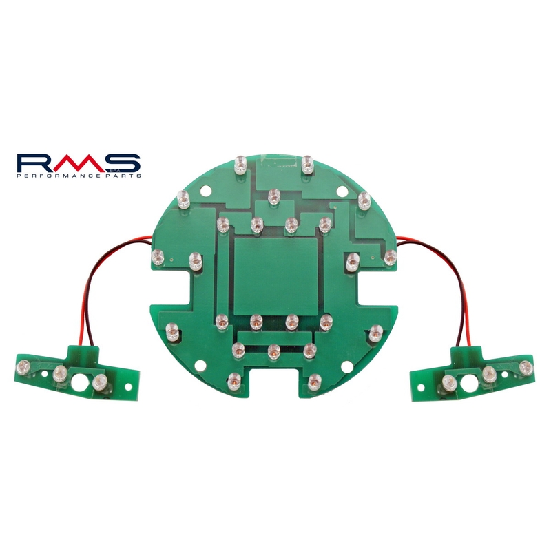 LED RMS spate Albastru