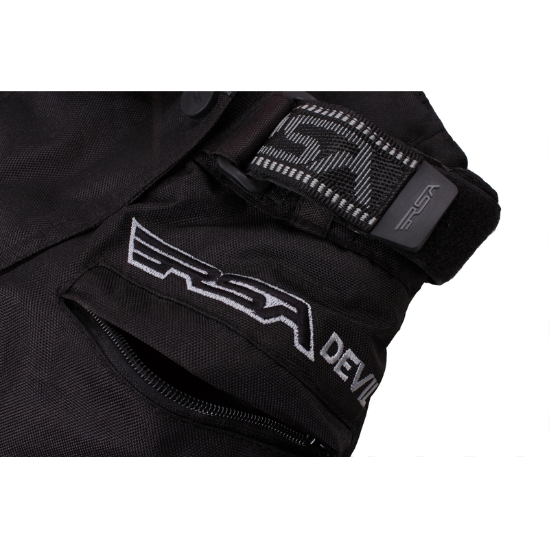 RSA Devil Pantaloni Moto Negru pentru femei RSA Devil Vânzare výprodej lichidare