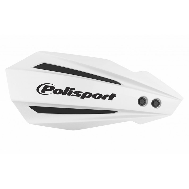 Handguard POLISPORT MX BULLIT with mounting system White pentru KAWASAKI KX 250 (F) 4T 2020-2024, KAWASAKI KX 450 (F) 2019-2024