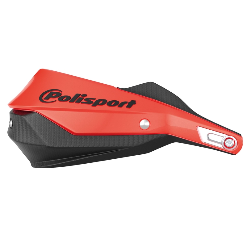 Handguard POLISPORT TRAIL BLAZER with universal mounting kit rosu/negru