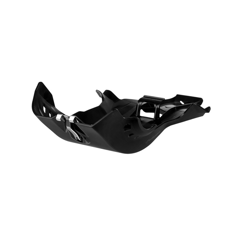 Skid Plate POLISPORT with link protector Negru