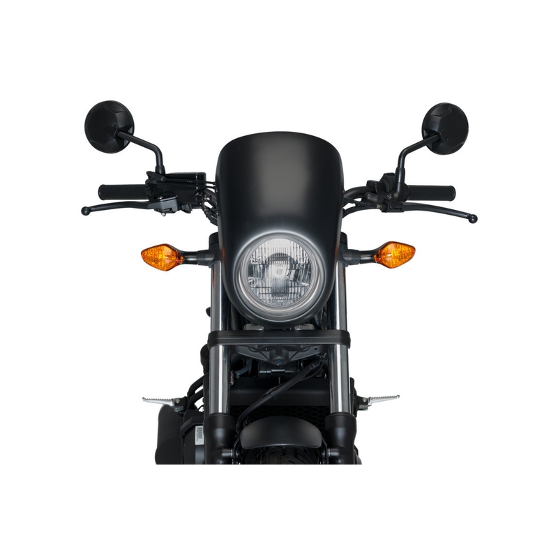 Semifairing PUIG ANARCHY Negru pentru HONDA CMX 500 Rebel 2017-2019
