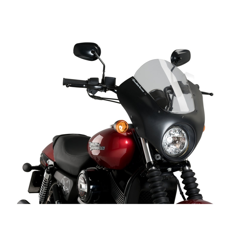Semifairing PUIG DARK NIGHT Fumuriu pentru HARLEY DAVIDSON XG 750 Street 2017-2020