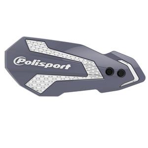 Handguard POLISPORT MX FLOW 8308200041 Grey/White with mounting system